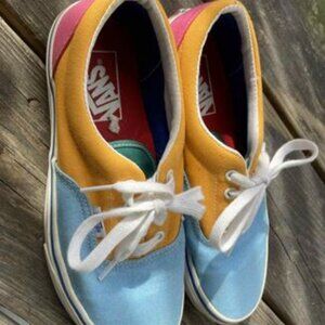 Vans Era Canvas Color Block Low top Unisex lace up Sneaker| Size 7.5 Women's